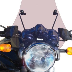 Pare-brise BMW R850R - R1150R de 2002 à 2006 guidon alu modèle MINI RANGER hauteur 40 cm